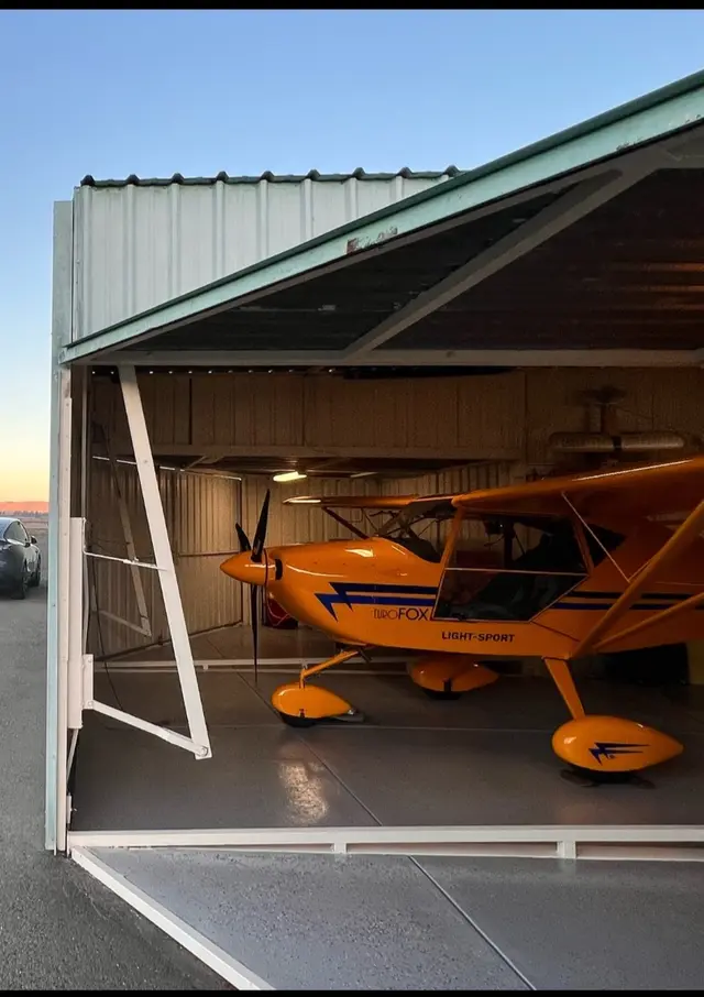 image of garage open