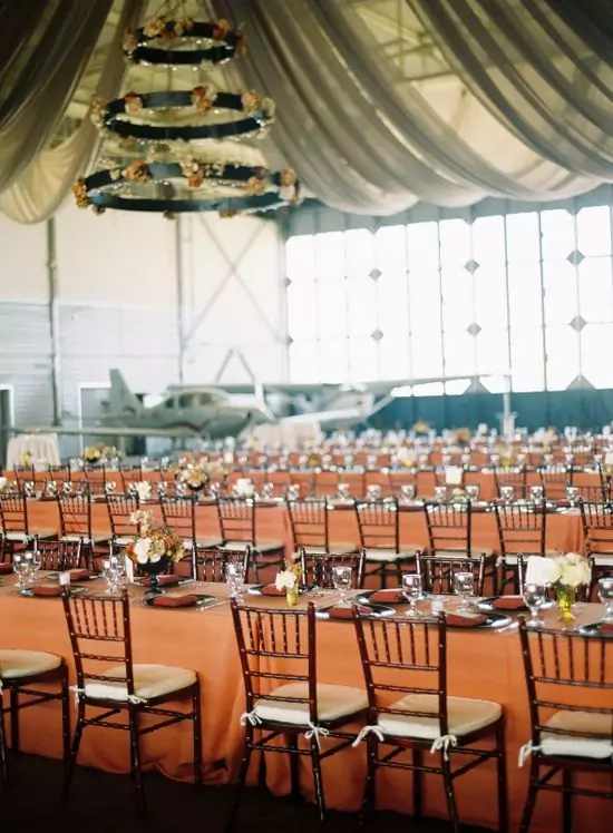 image of decorated hangar